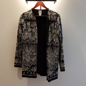 Haute Hippie Silk embroidered jacket Small